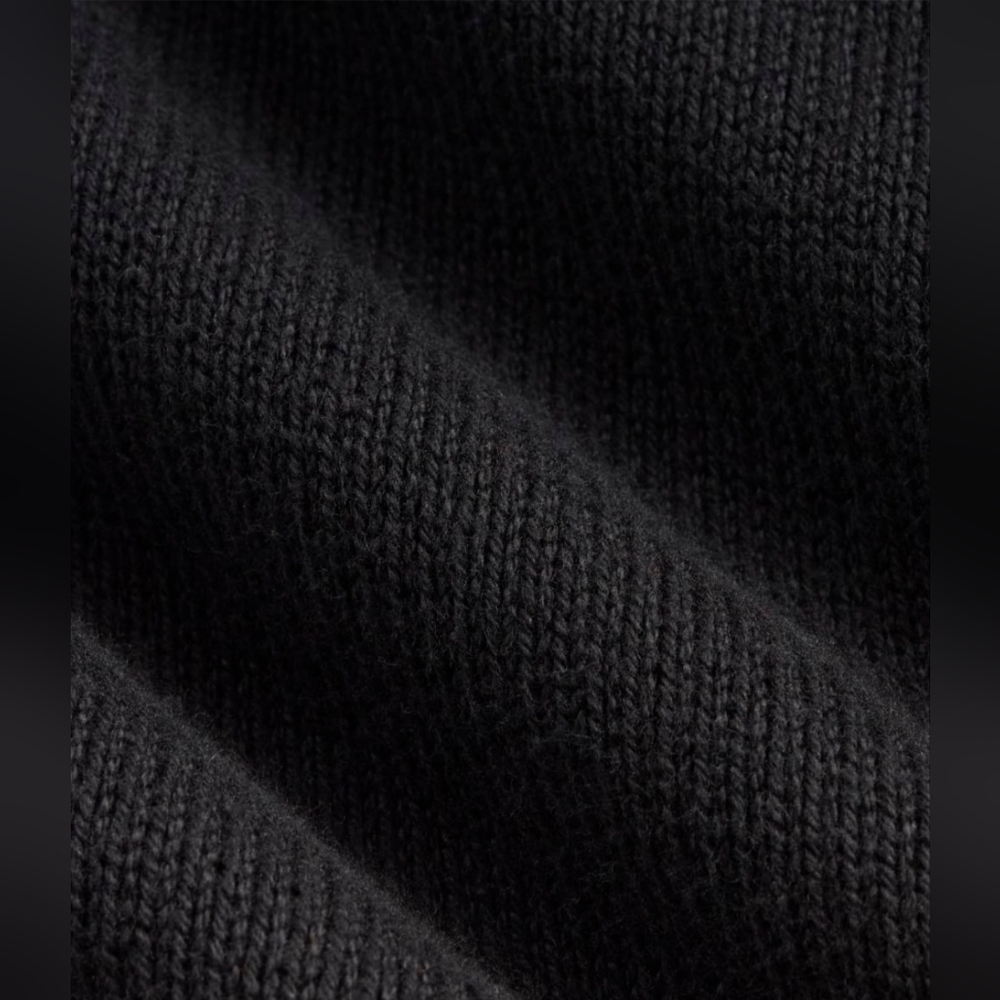 NWT Everlane The Boxy Sweater in Everyday Cotton Size XS In Black - Picture 6 of 11